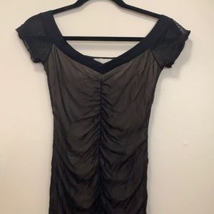 Women’s black mini dress